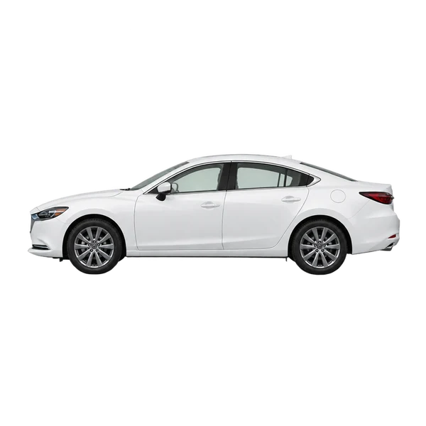 Mazda 6 2019 blanc, vue côté (vers la gauche)
