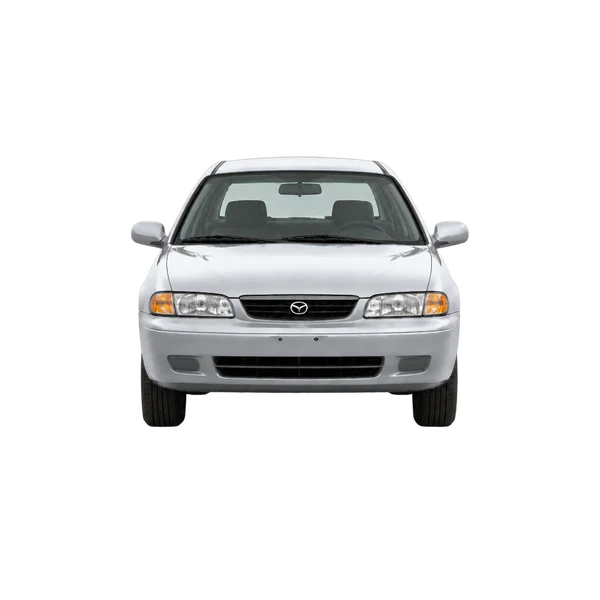 1995 Mazda 626 Hatchback 1.8I GLX in Silber, Ansicht: Front