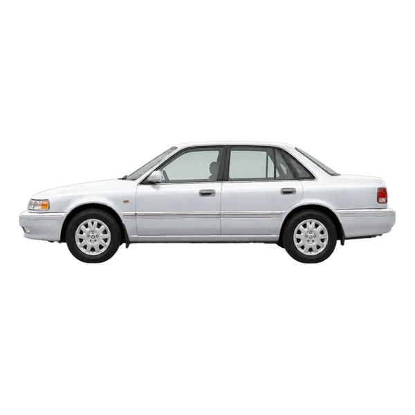 Mazda 929 1994 argent, vue côté (vers la gauche)