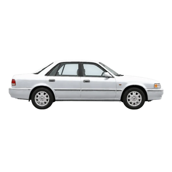 Mazda 929 1994 argent, vue profil (tourné vers la droite)