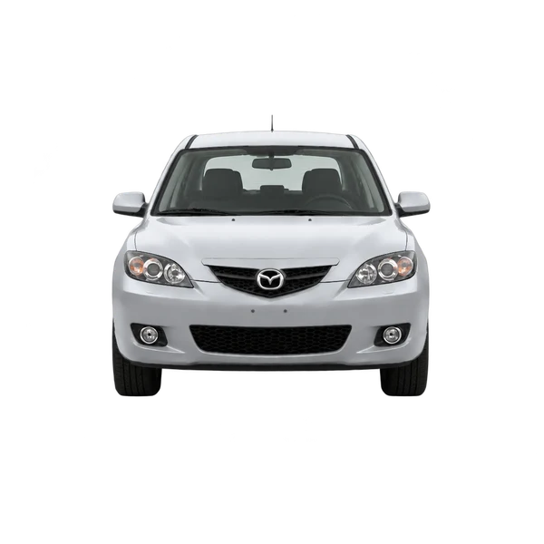 Mazda Axela 2006 prata, vista frente