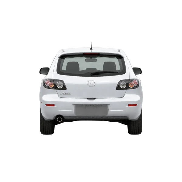 Mazda Axela 2006 prata, vista traseira