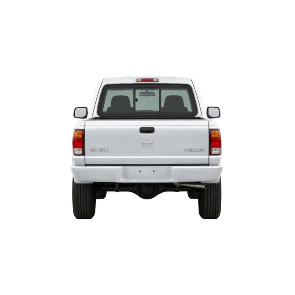 Mazda B-Series 2004 prata, vista traseira