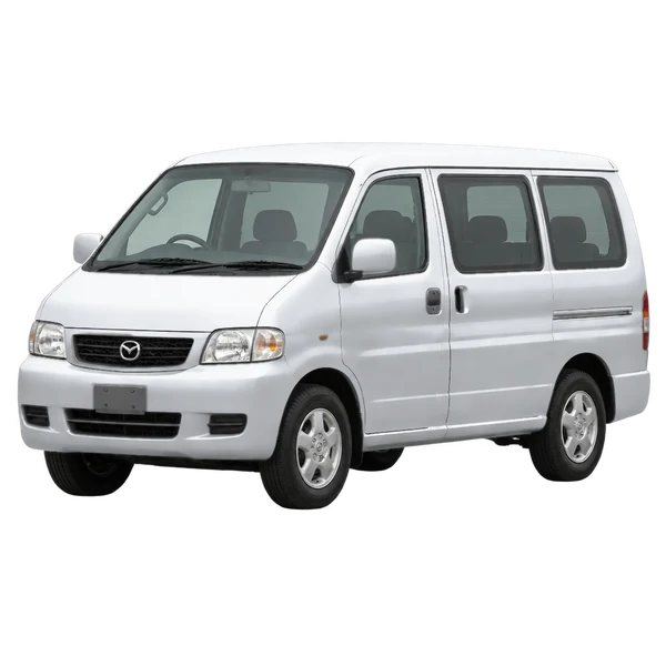シルバーの2000 Mazda Bongo（フロントスリークォーター(左向き)ビュー）