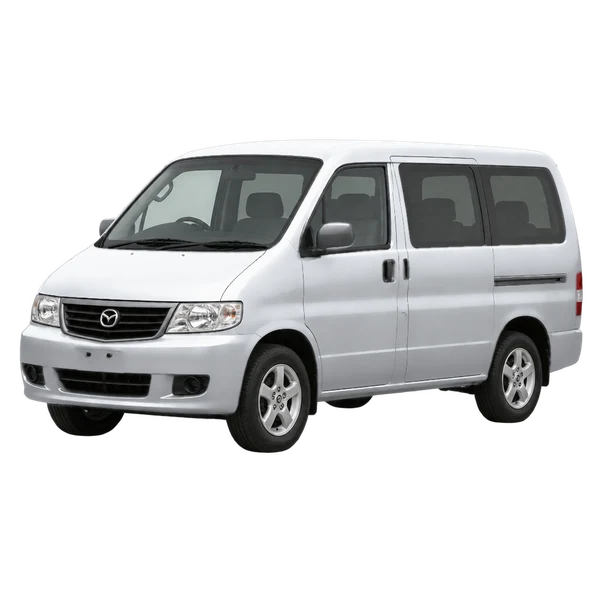 シルバーの2005 Mazda Bongo（フロントスリークォーター(左向き)ビュー）