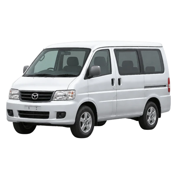 シルバーの2016 Mazda Bongo（フロントスリークォーター(左向き)ビュー）
