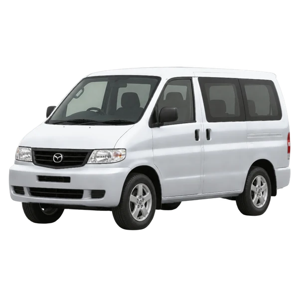2017 Mazda Bongo in Silber, Ansicht: Dreiviertelansicht vorne (nach links gerichtet)