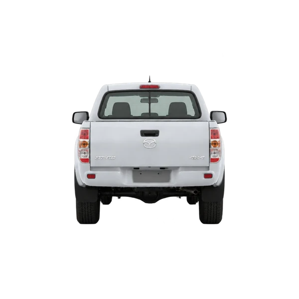 Mazda BT-50 2008 باللون فضي، منظر من الخلف
