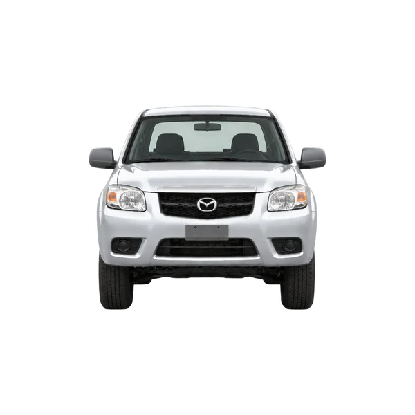 シルバーの2009 Mazda BT-50（正面ビュー）
