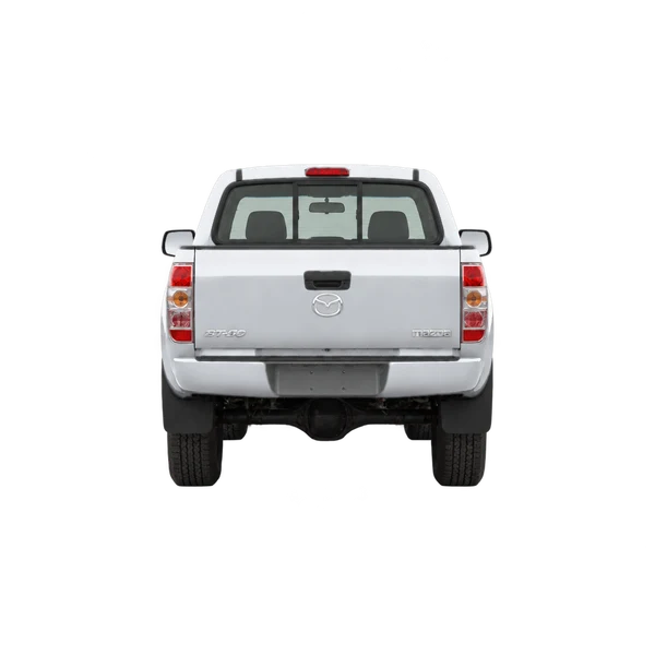 シルバーの2009 Mazda BT-50（リアビュー）