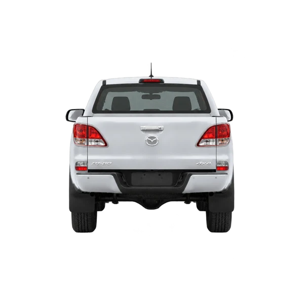 2016 Mazda BT-50 in Silber, Ansicht: Heck