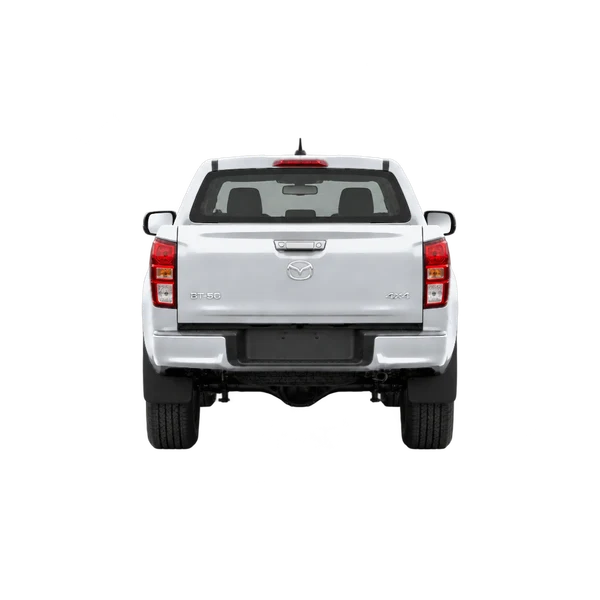 2022 Mazda BT-50 in Silber, Ansicht: Heck