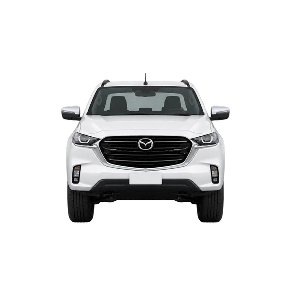 2025 Mazda BT-50 in weiß, Ansicht: Front