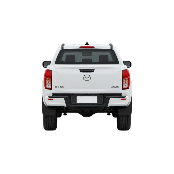 2025 Mazda BT-50 in weiß, Ansicht: Heck