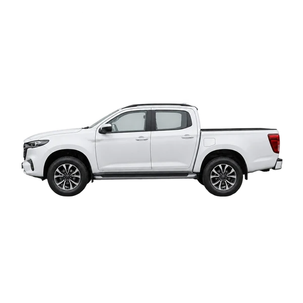 2025 Mazda BT-50 in weiß, Ansicht: Seite (nach links gerichtet)