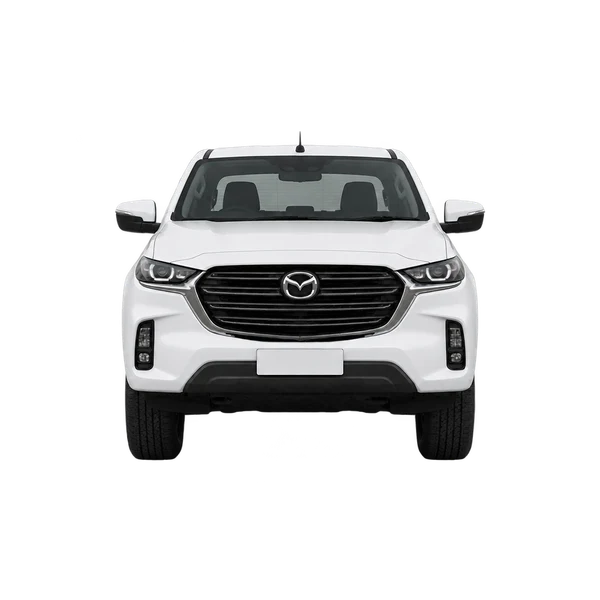Mazda BT-50 2026 blanc, vue avant