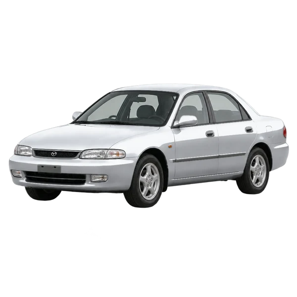 MAZDA CRONOS 1995 — Front three-quarter (facing left), silver