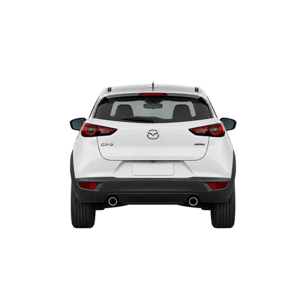 ホワイトの2025 Mazda CX-3（リアビュー）