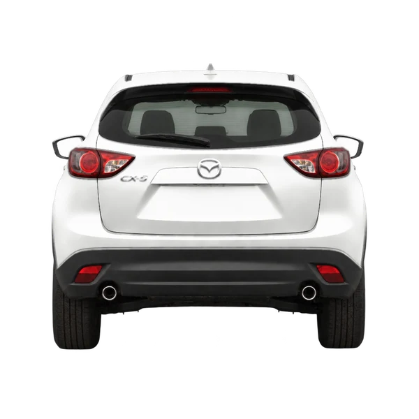 Mazda CX-5 2014 باللون أبيض، منظر من الخلف