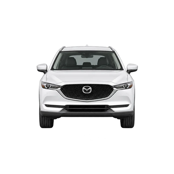 Mazda CX-5 2020 en blanco, vista frontal