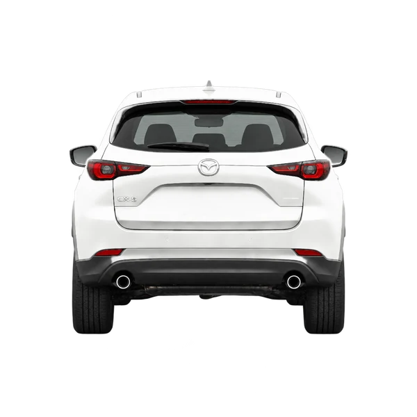 white 2026 Mazda CX-5 rear view