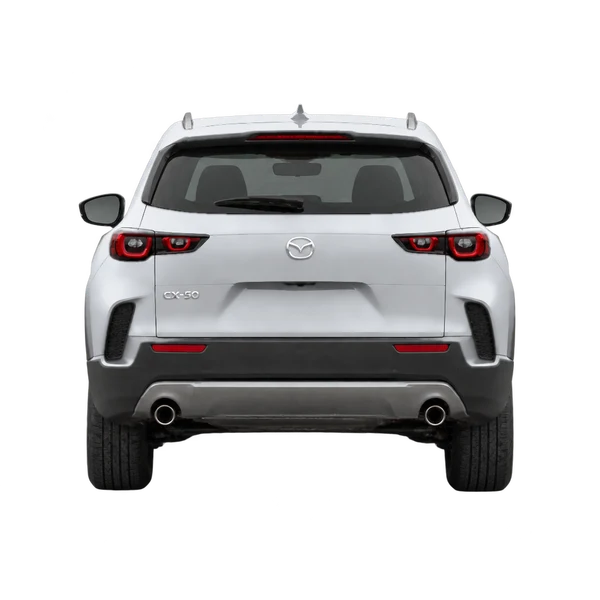 Mazda CX-50 2026 prata, vista traseira