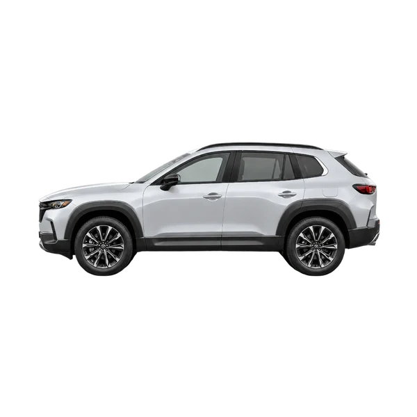 Mazda CX-50 2027 prata, vista lateral (voltada para a esquerda)