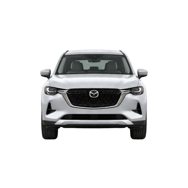 Mazda CX-60 2023 en plateado, vista frontal