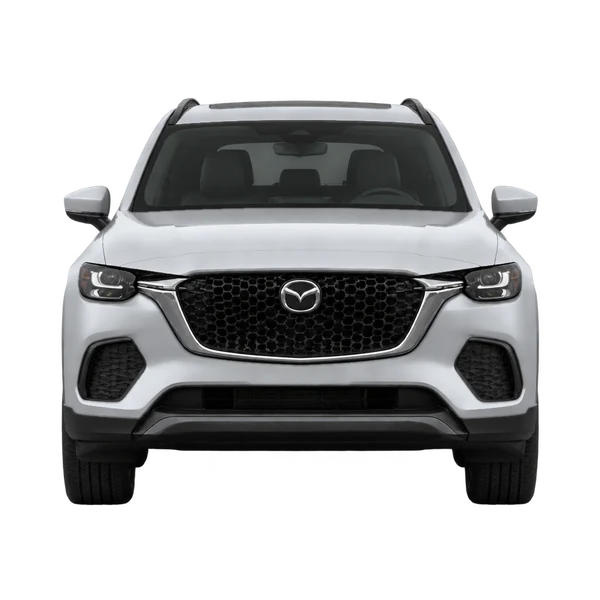 Mazda CX-70 2027 prata, vista frente