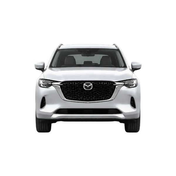 2025 Mazda CX-80 in Silber, Ansicht: Front