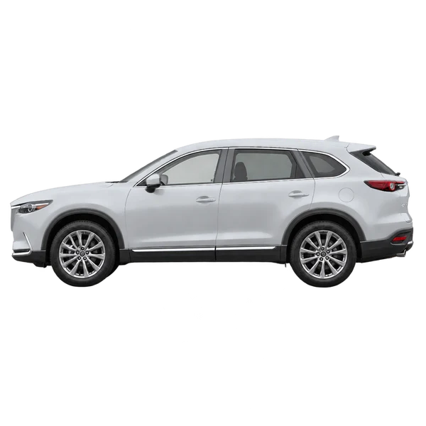Mazda CX-9 2017 argent, vue côté (vers la gauche)