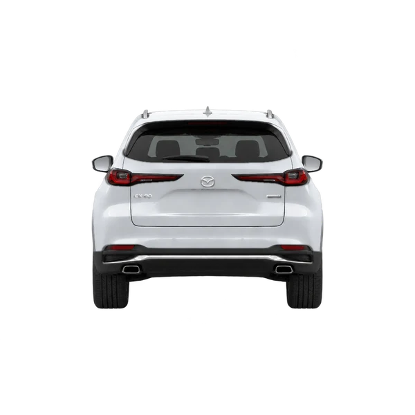 silver 2023 Mazda CX-90 rear view