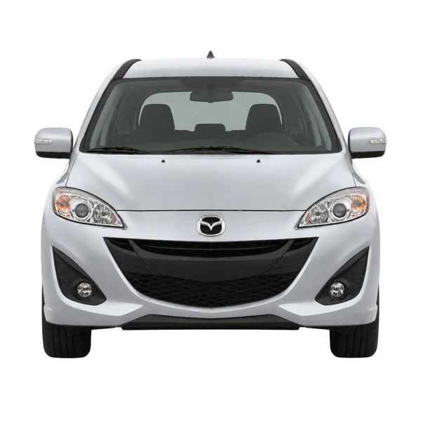 Mazda Mazda5 2013 باللون فضي، منظر أمامي