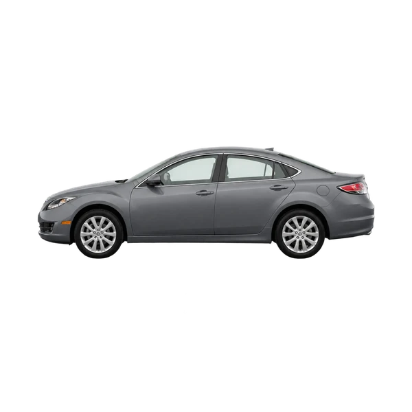 2009 Mazda Mazda6 in grau, Ansicht: Seite (nach links gerichtet)