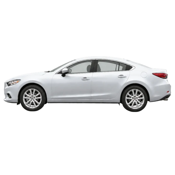 Mazda Mazda6 2013 prata, vista lateral (voltada para a esquerda)