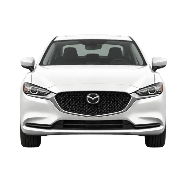 Mazda Mazda6 2018 باللون أبيض، منظر أمامي