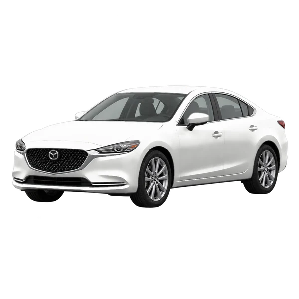 Mazda Mazda6 2019 en blanco, vista frontal tres cuartos (hacia la izquierda)