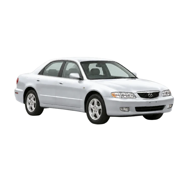 1998 Mazda Millenia in Silber, Ansicht: Dreiviertelansicht vorne (nach rechts)
