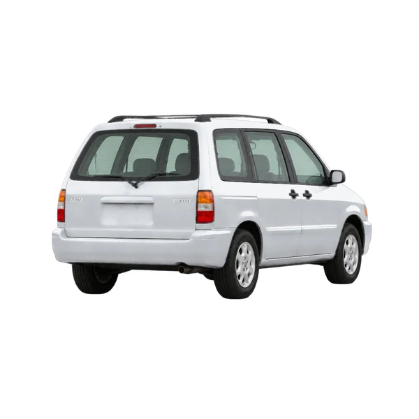 シルバーの1992 Mazda MPV（リアビュー）