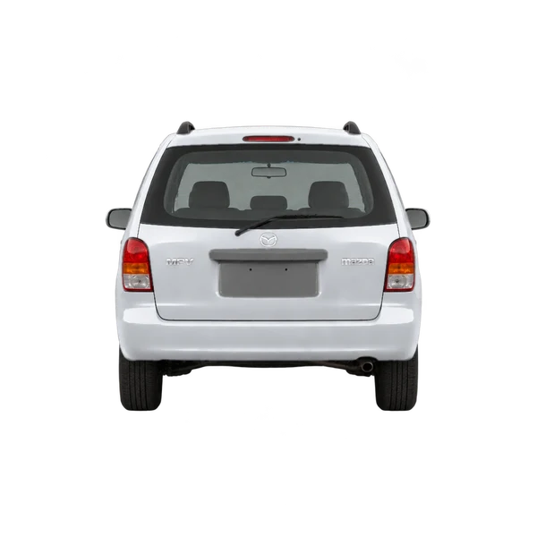 シルバーの1996 Mazda MPV（リアビュー）