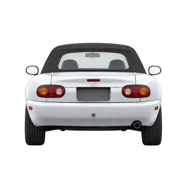 1997 Mazda MX-5 Miata in Silber, Ansicht: Heck