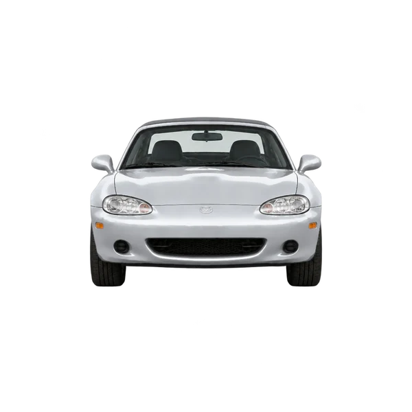 2000 Mazda MX-5 in Silber, Ansicht: Front