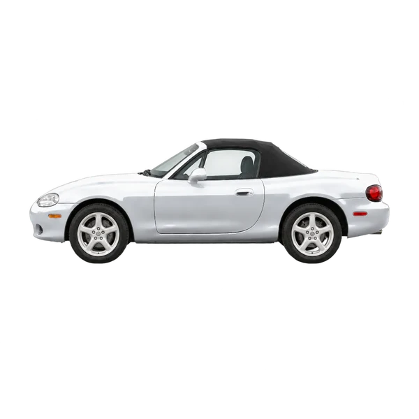 2000 Mazda MX-5 in Silber, Ansicht: Seite (nach links gerichtet)