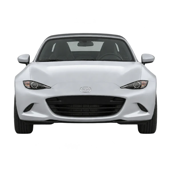 シルバーの2016 Mazda MX-5（正面ビュー）