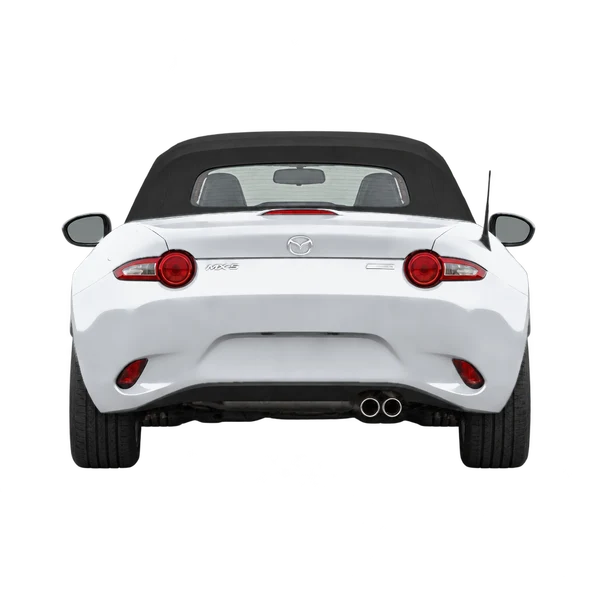 Mazda MX-5 2019 باللون فضي، منظر من الخلف