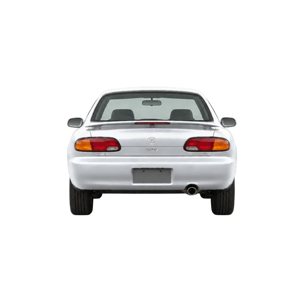 Mazda MX-6 1995 prata, vista traseira
