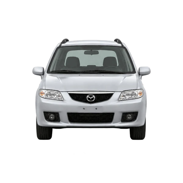 2001 Mazda Premacy in Silber, Ansicht: Front