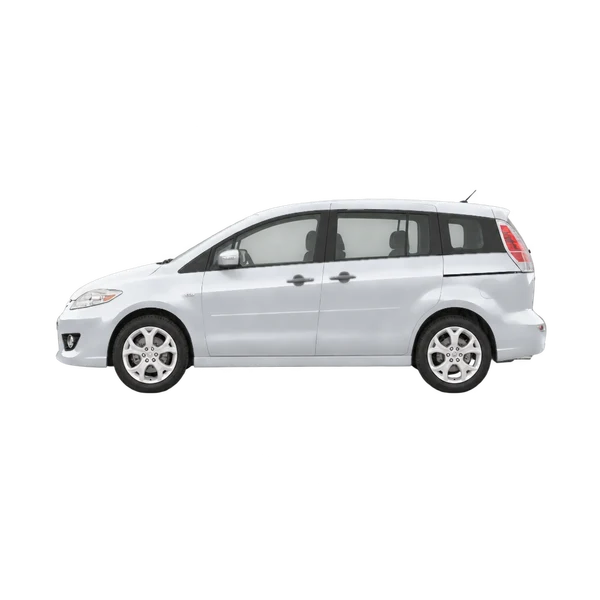 2008 Mazda Premacy in Silber, Ansicht: Seite (nach links gerichtet)