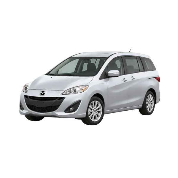 silver 2014 Mazda Premacy front three-quarter (facing left) view