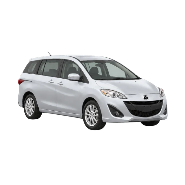 2014 Mazda Premacy in Silber, Ansicht: Dreiviertelansicht vorne (nach rechts)